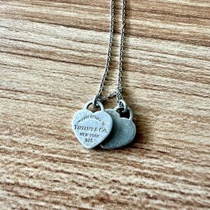 Double Heart Pendant and Earrings Set, Limited Edition